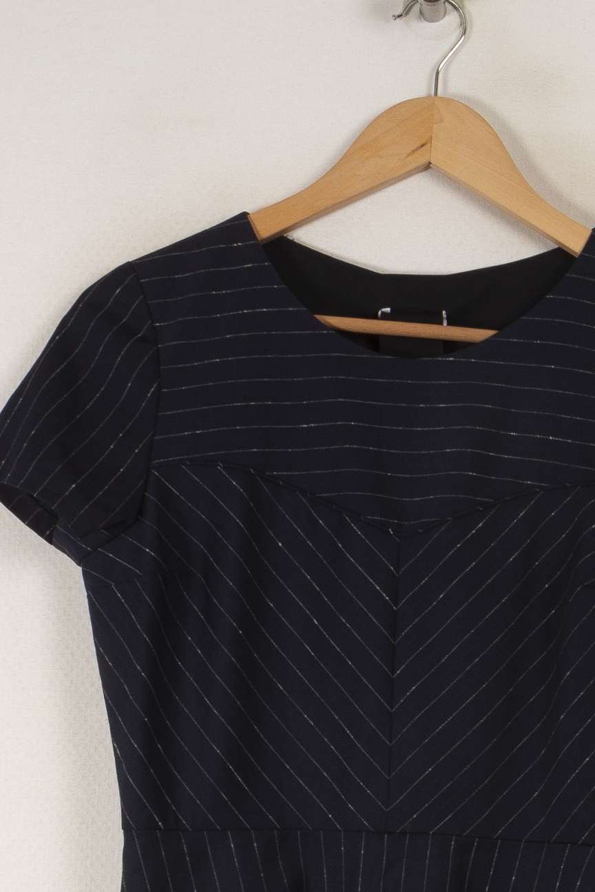 Robe Bleue - Taille S/36 de la marque Claudie Pierlot | PARAD32390 - Vendu par Paradigme - Image 2