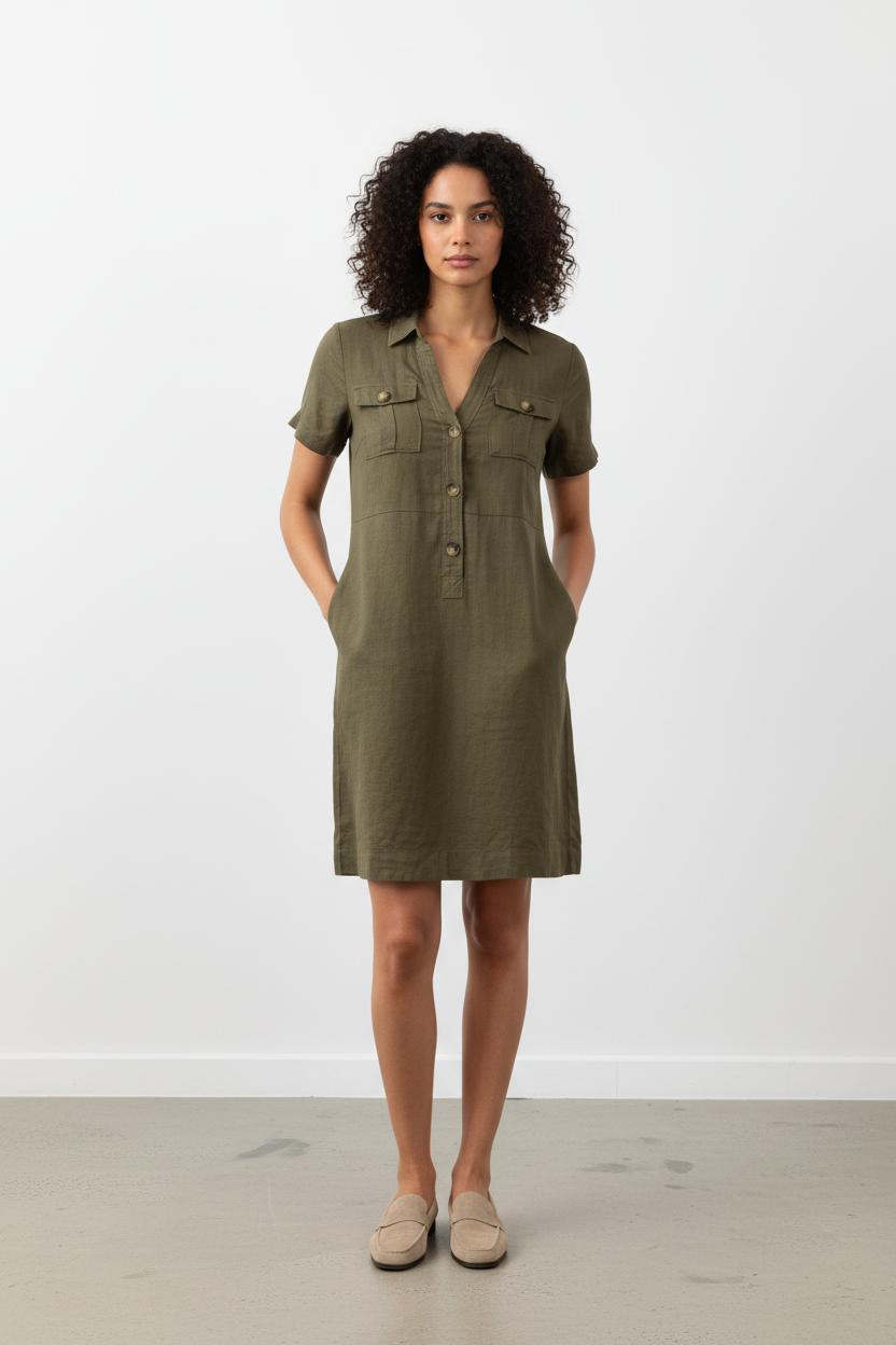 Robe vert kaki - Taille S/36