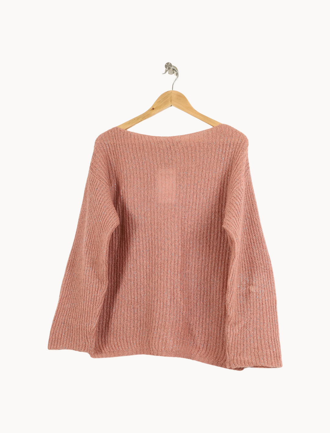 Pull Rose - Taille L/40 de la marque La Fée Maraboutée | PARAD32418 - Vendu par Paradigme - Image 4