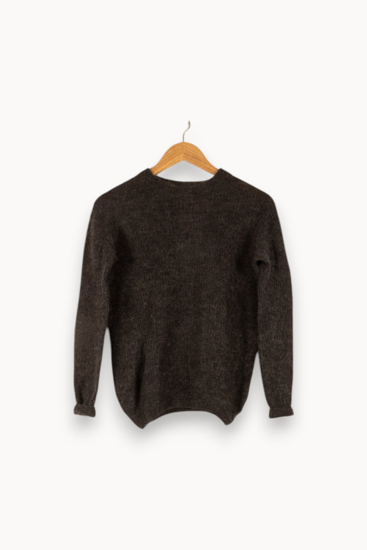 Pull Gris Foncé - Taille S/36 de la marque American Vintage | PARAD32485 - Vendu par Paradigme - Image 2