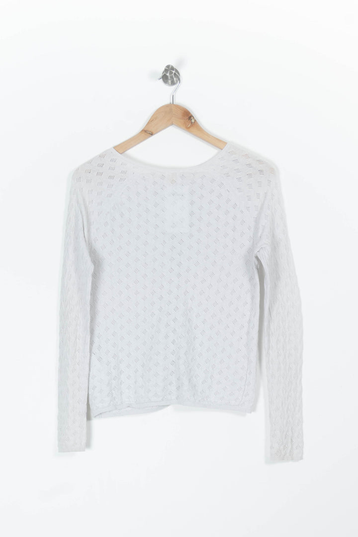 Cardigan Blanc - Taille XS/34 de la marque Des petits hauts | PARAD32489 - Vendu par Paradigme - Image 4