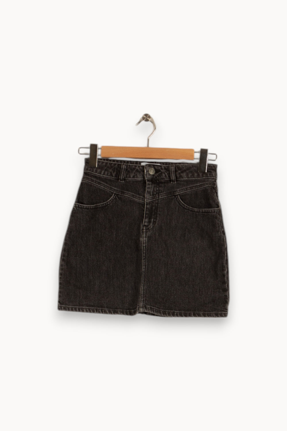 Jupe en jean noire - Taille XS/34 de la marque Galeries Lafayette | PARAD32490 - Vendu par Paradigme - Image 3