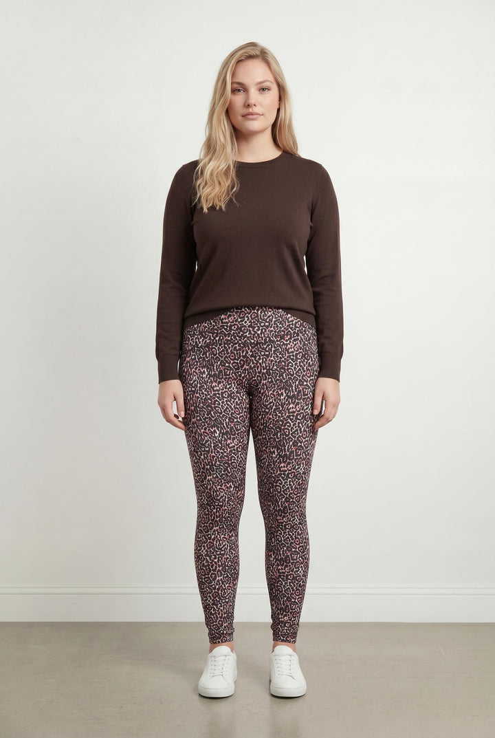 Legging Rose et Noir - Taille XL/42 de la marque IKKS | PARAD32492 - Vendu par Paradigme - Image 1