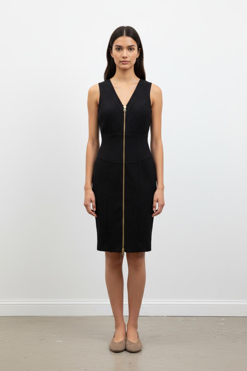 Robe bleue et noire - Taille S/36