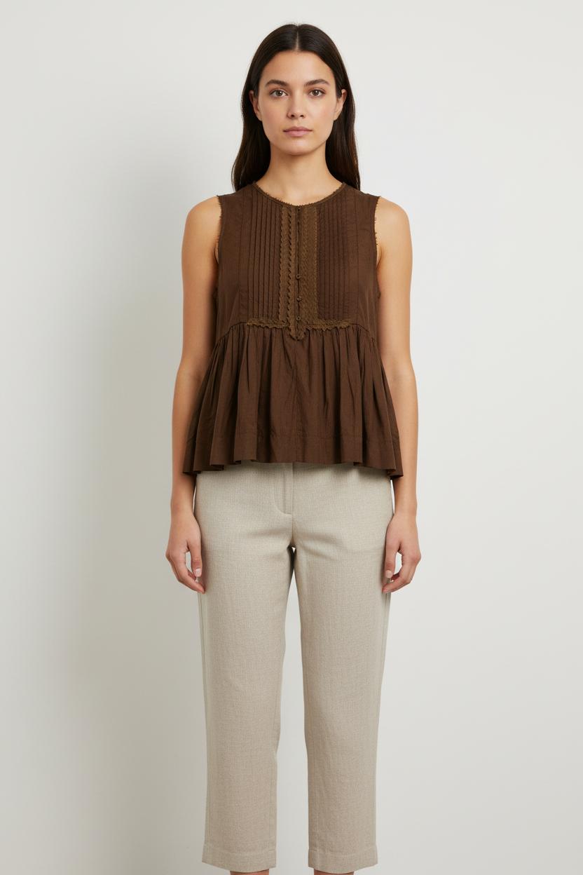 Blouse kaki vert - Taille XS/34