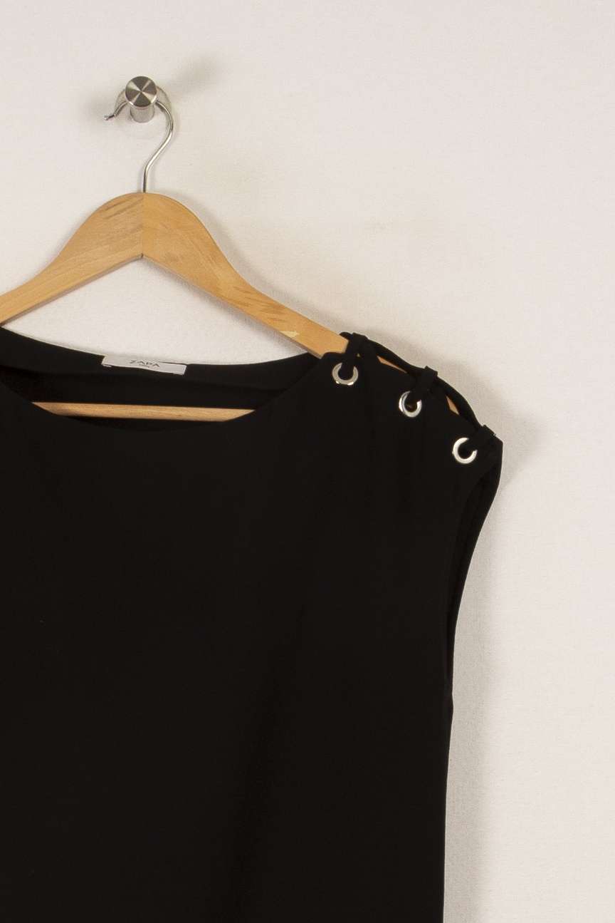 Robe noire - Taille S/36 de la marque ZAPA | PARAD32513 - Vendu par Paradigme - Image 2
