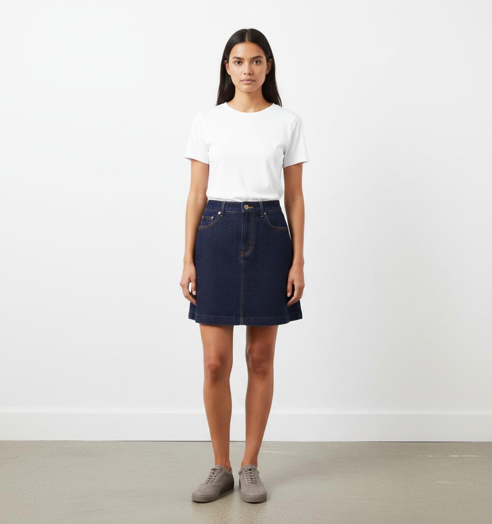 Jupe en Jean Bleu - Taille S/36