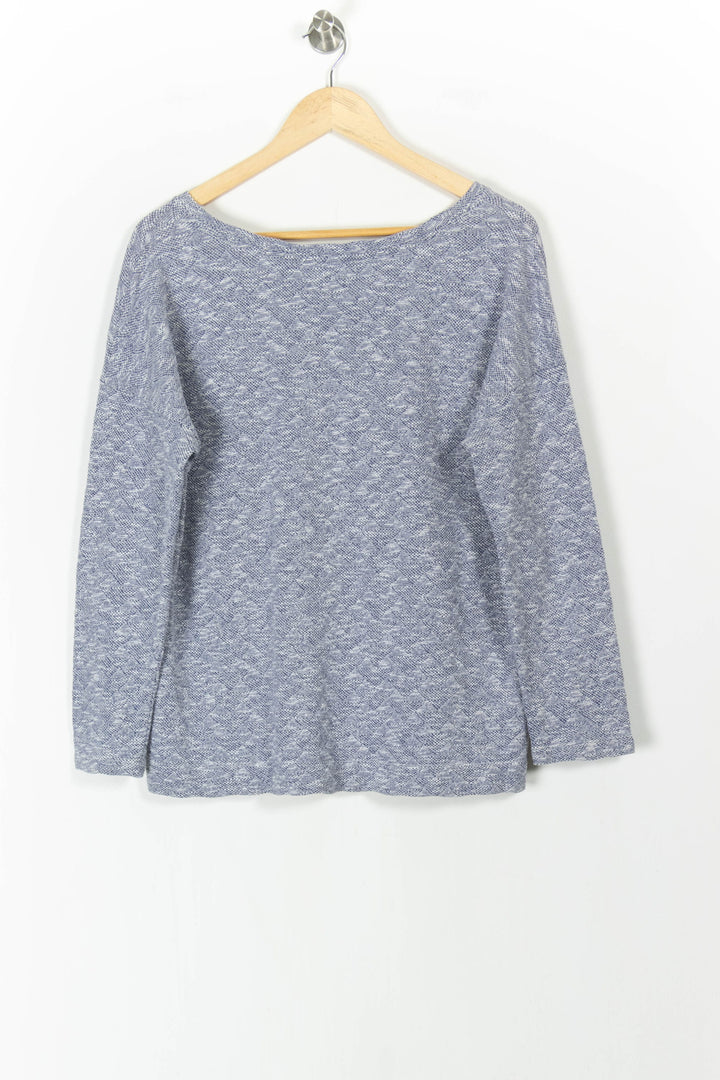 Pull Bleu clair et Blanc - Taille M/38 de la marque Des petits hauts | PARAD32581 - Vendu par Paradigme - Image 4