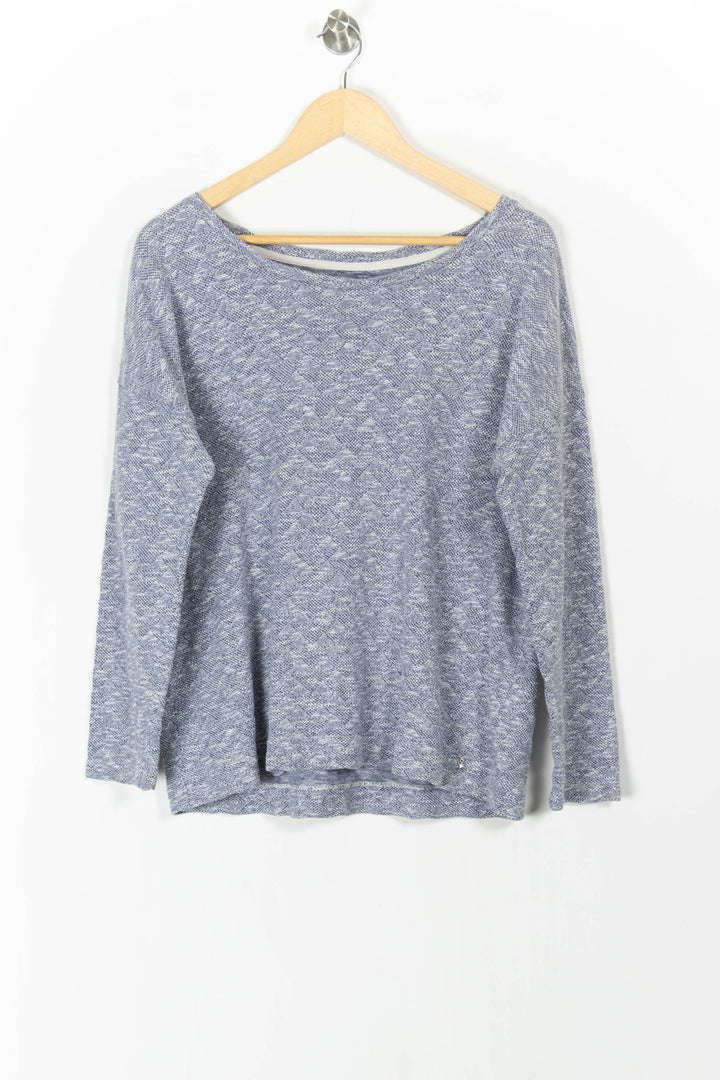 Pull Bleu clair et Blanc - Taille M/38 de la marque Des petits hauts | PARAD32581 - Vendu par Paradigme - Image 2