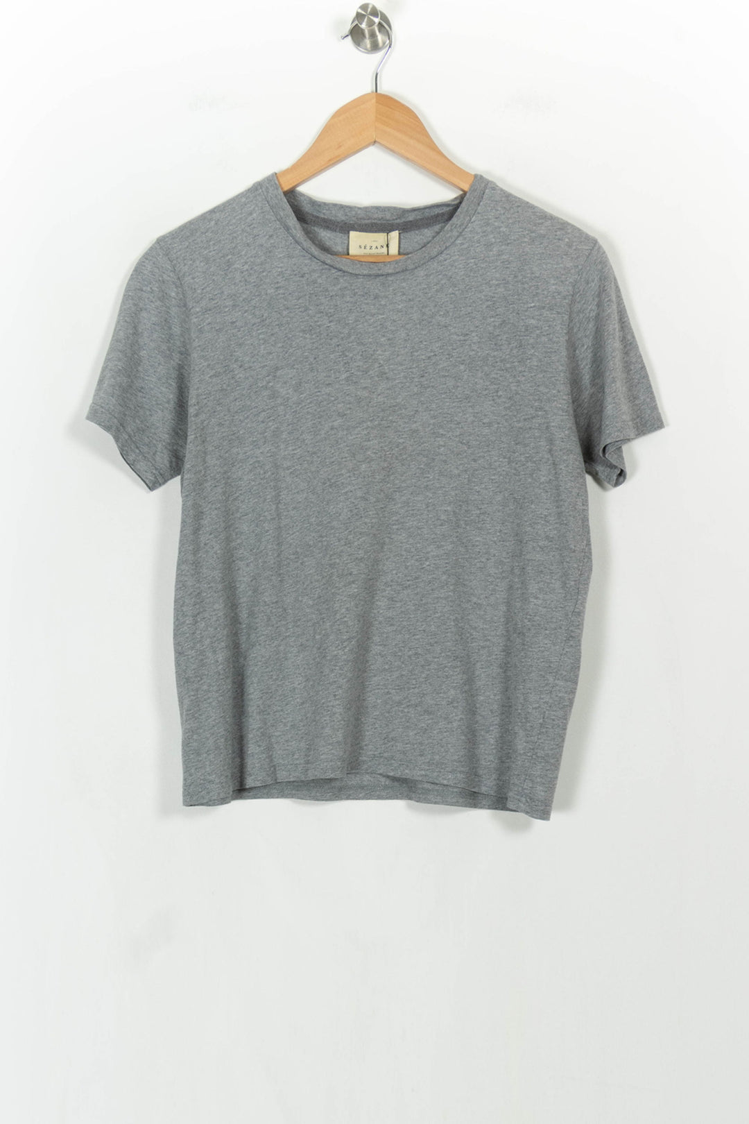 Tee-shirt Gris - Taille XS/34 de la marque Sézane | PARAD32601 - Vendu par Paradigme - Image 2
