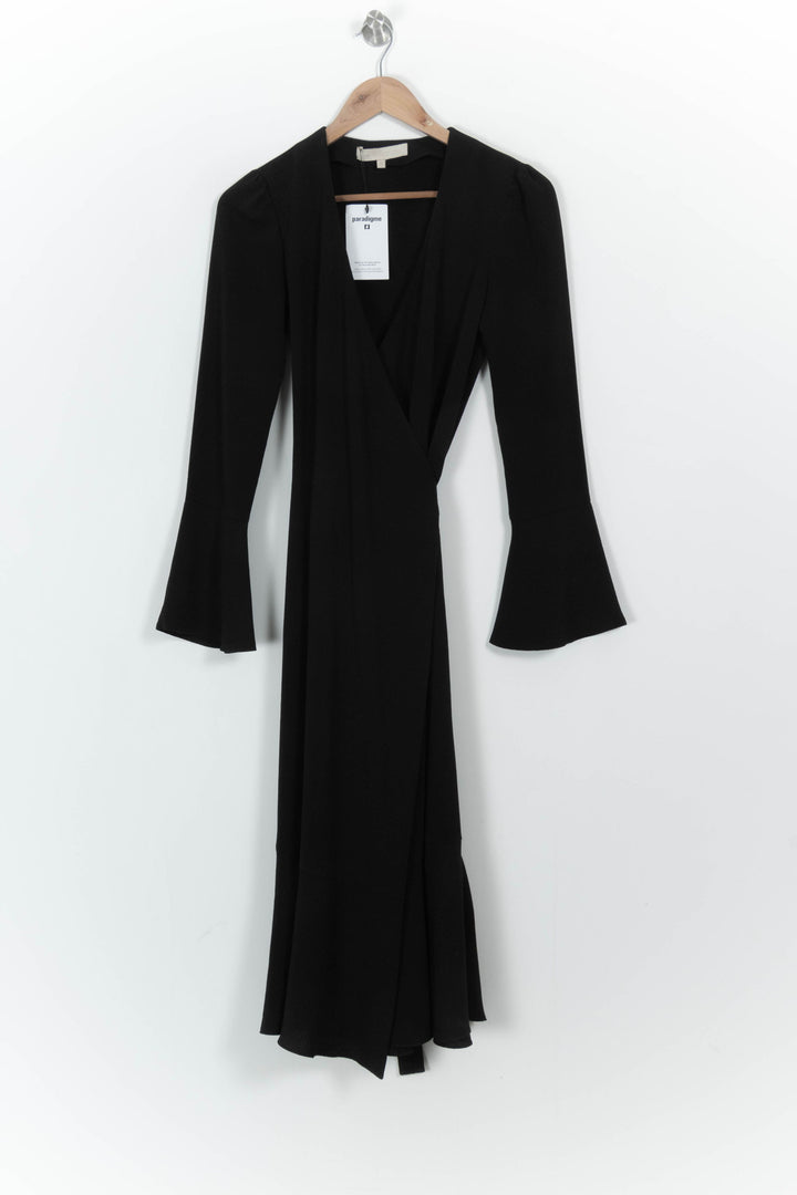 Robe Portefeuille Noire - Taille XS/34 de la marque Vanessa Bruno | PARAD32607 - Vendu par Paradigme - Image 2