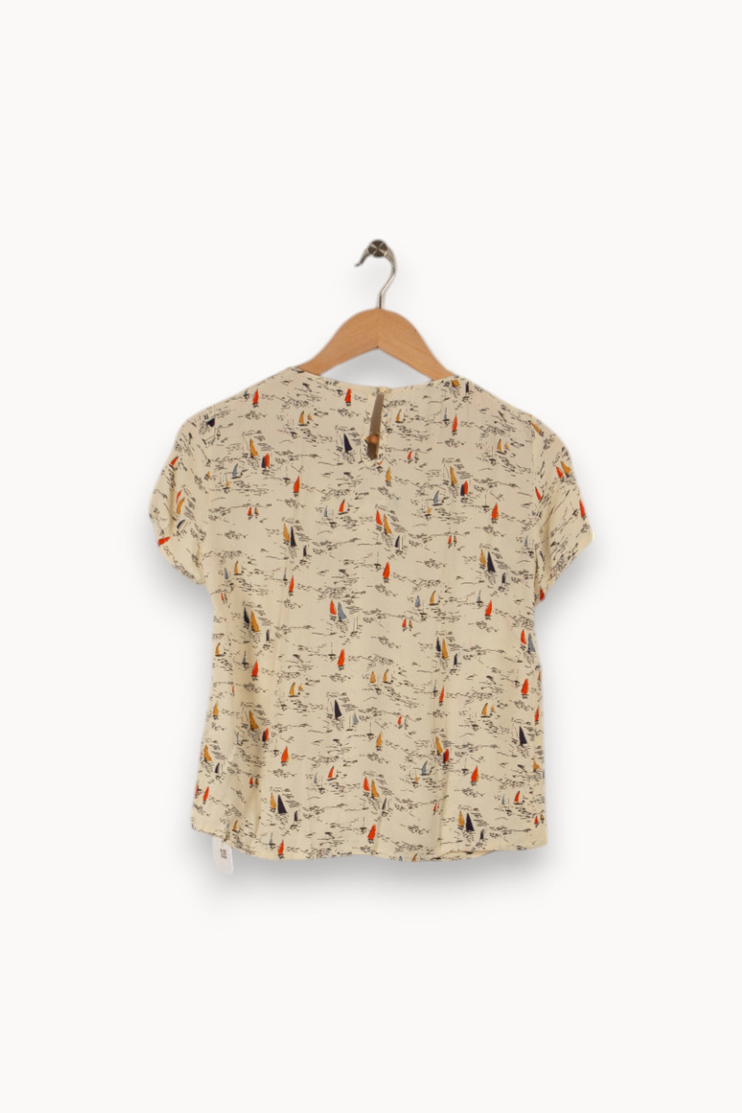 Blouse blanche à motifs - Taille XS/34 de la marque Sessùn | PARAD32620 - Vendu par Paradigme - Image 2