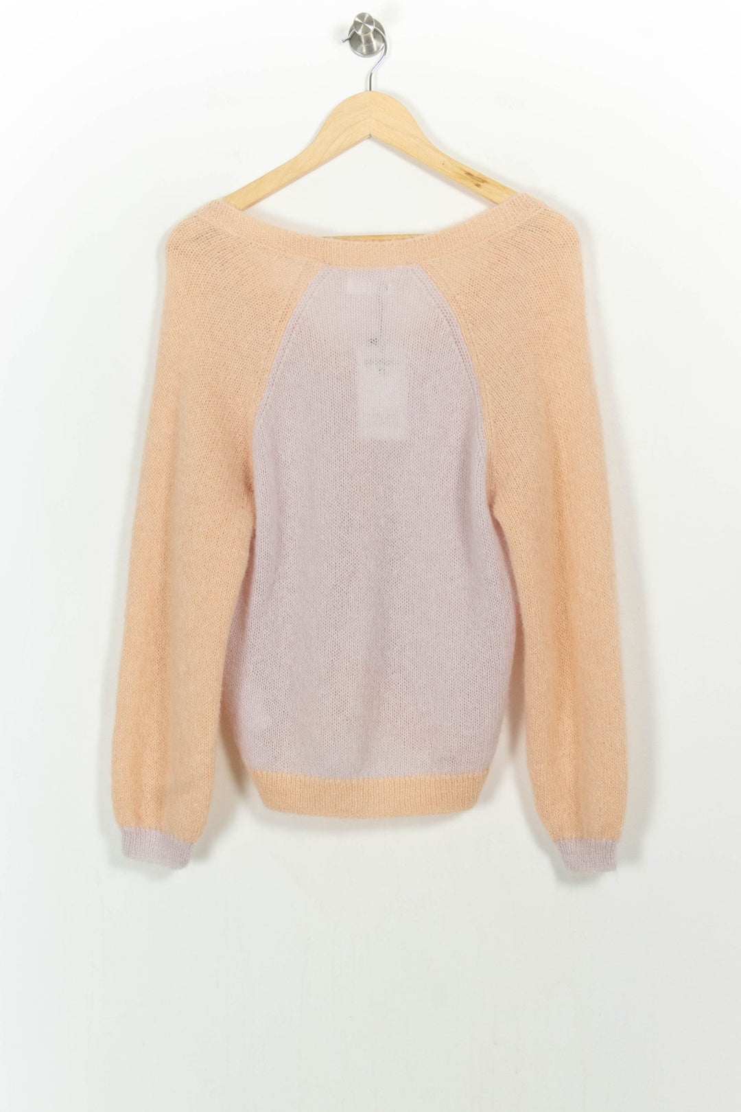 Cardigan Rose et Beige - Taille S/36 de la marque Des petits hauts | PARAD32649 - Vendu par Paradigme - Image 4