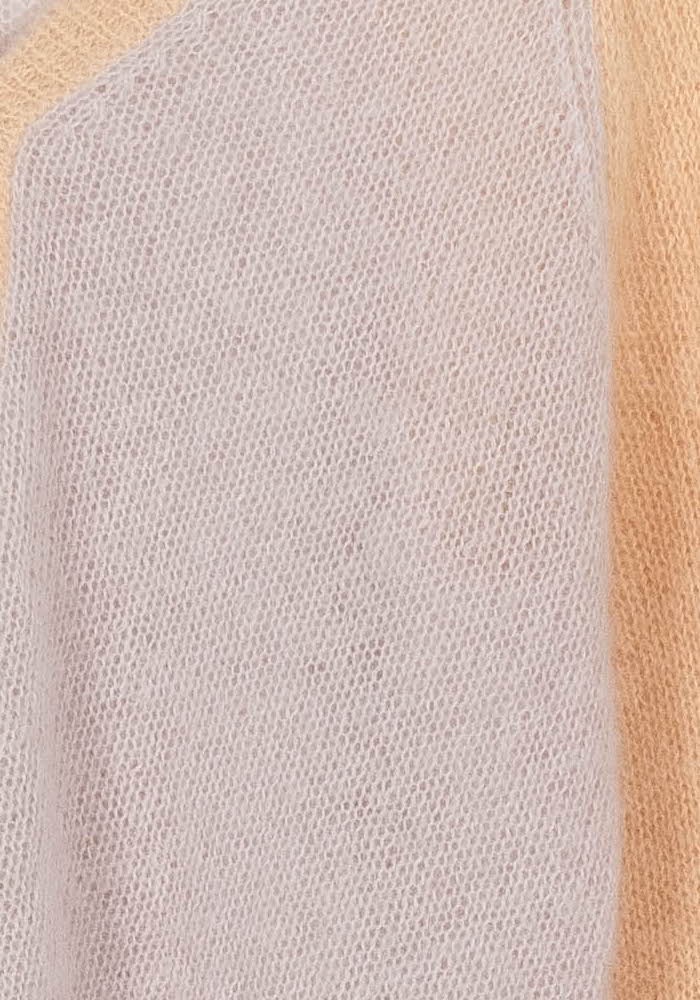 Cardigan Rose et Beige - Taille S/36 de la marque Des petits hauts | PARAD32649 - Vendu par Paradigme - Image 3