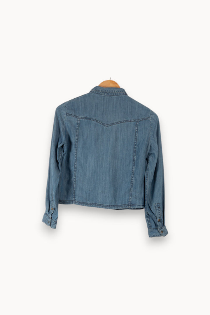 Chemise Bleue - Taille XS/34 de la marque The Kooples | PARAD32663 - Vendu par Paradigme - Image 3