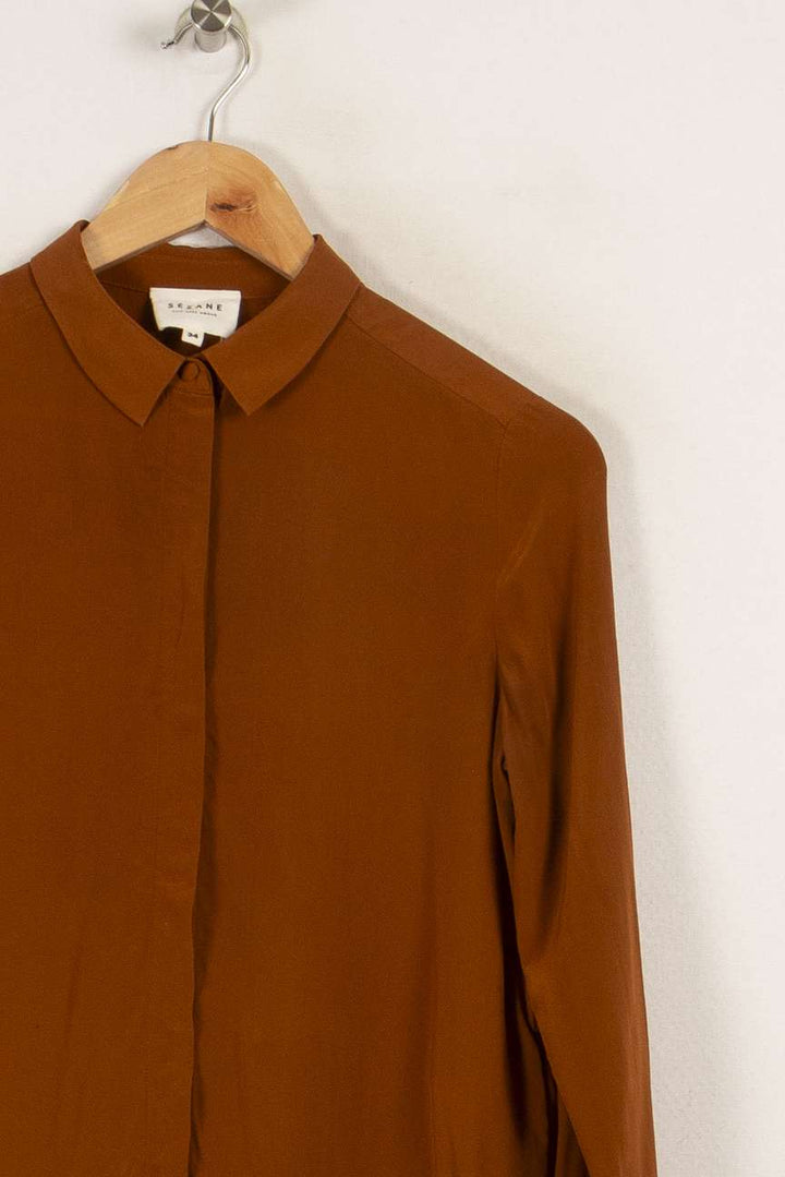 Chemise marron - Taille XS/34