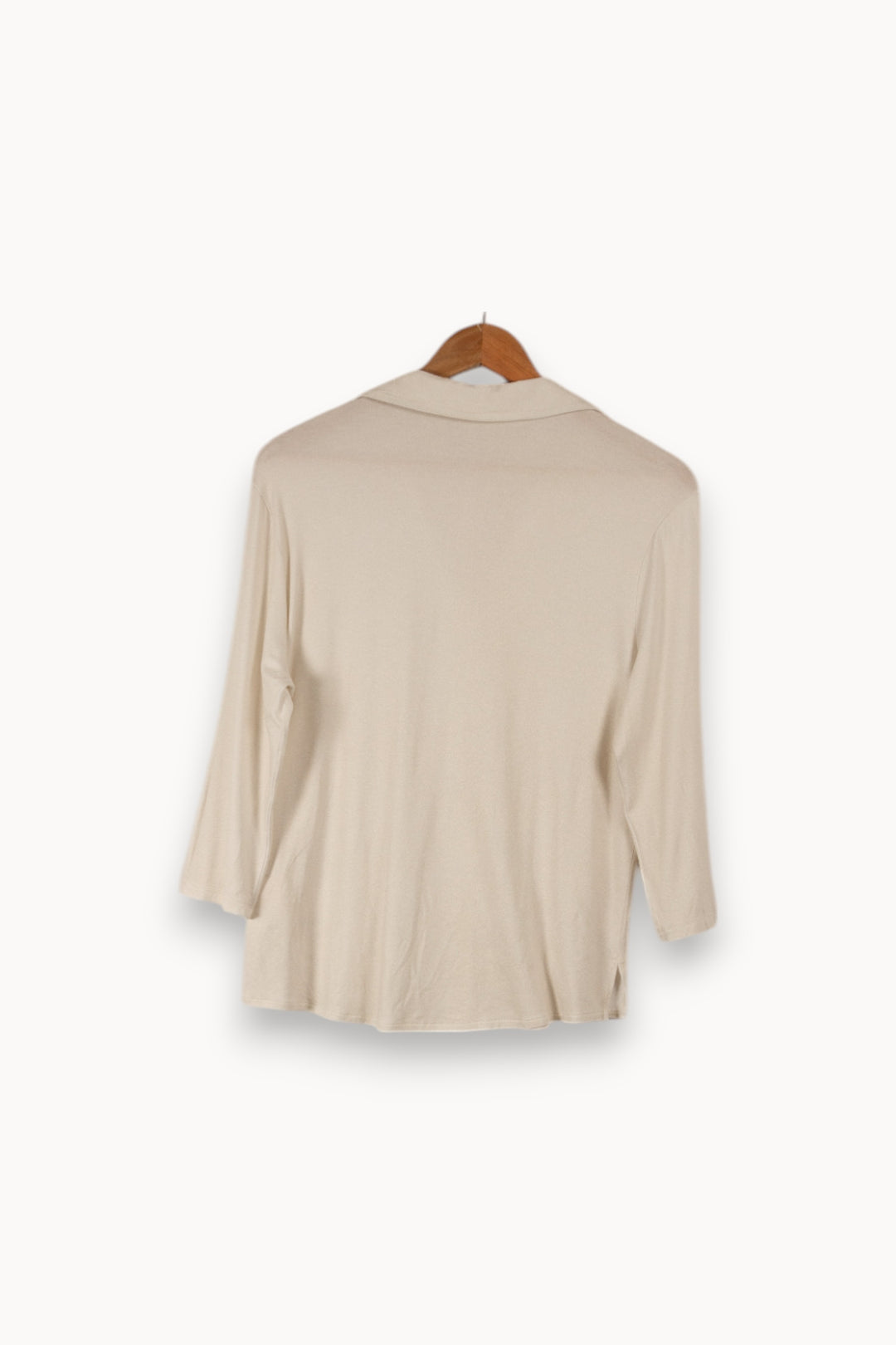 Chemise beige - Taille M/38 de la marque Majestic Filatures | PARAD32710 - Vendu par Paradigme - Image 3