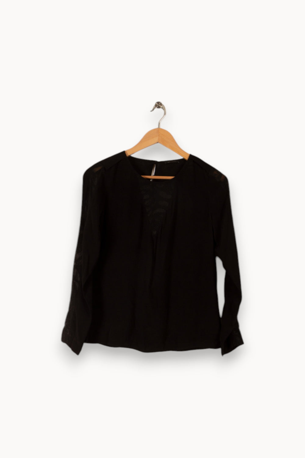 Blouse noire - Taille S/36 de la marque IKKS | PARAD32725 - Vendu par Paradigme - Image 1