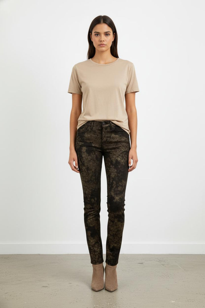 Pantalon noir et doré - Taille XS/34
