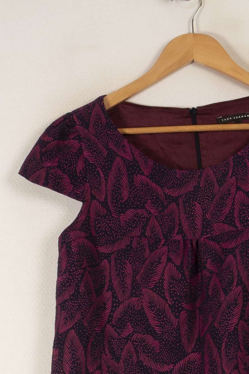 Robe Violet - Taille XL/42 de la marque Tara Jarmon | PARAD32735 - Vendu par Paradigme - Image 2