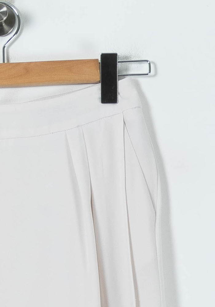 Jupe Plissée Blanche - Taille M/38 de la marque Tara Jarmon | PARAD32756 - Vendu par Paradigme - Image 3