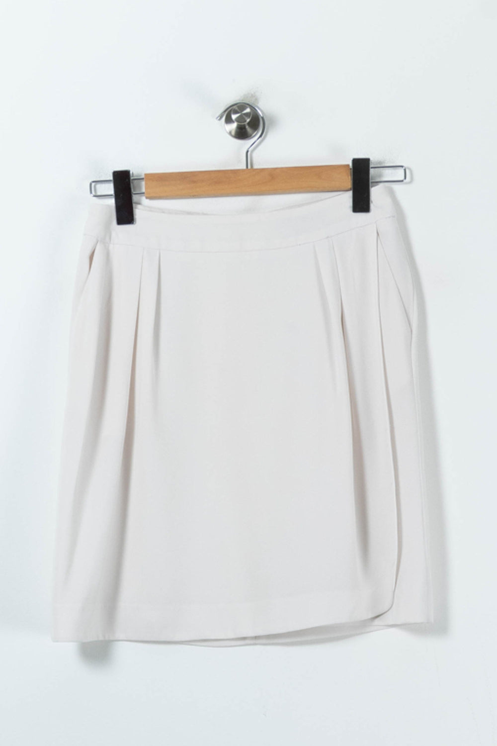 Jupe Plissée Blanche - Taille M/38 de la marque Tara Jarmon | PARAD32756 - Vendu par Paradigme - Image 2