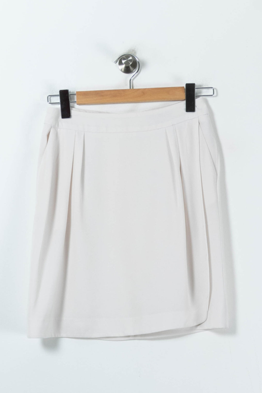 Jupe Plissée Blanche - Taille M/38 de la marque Tara Jarmon | PARAD32756 - Vendu par Paradigme - Image 2