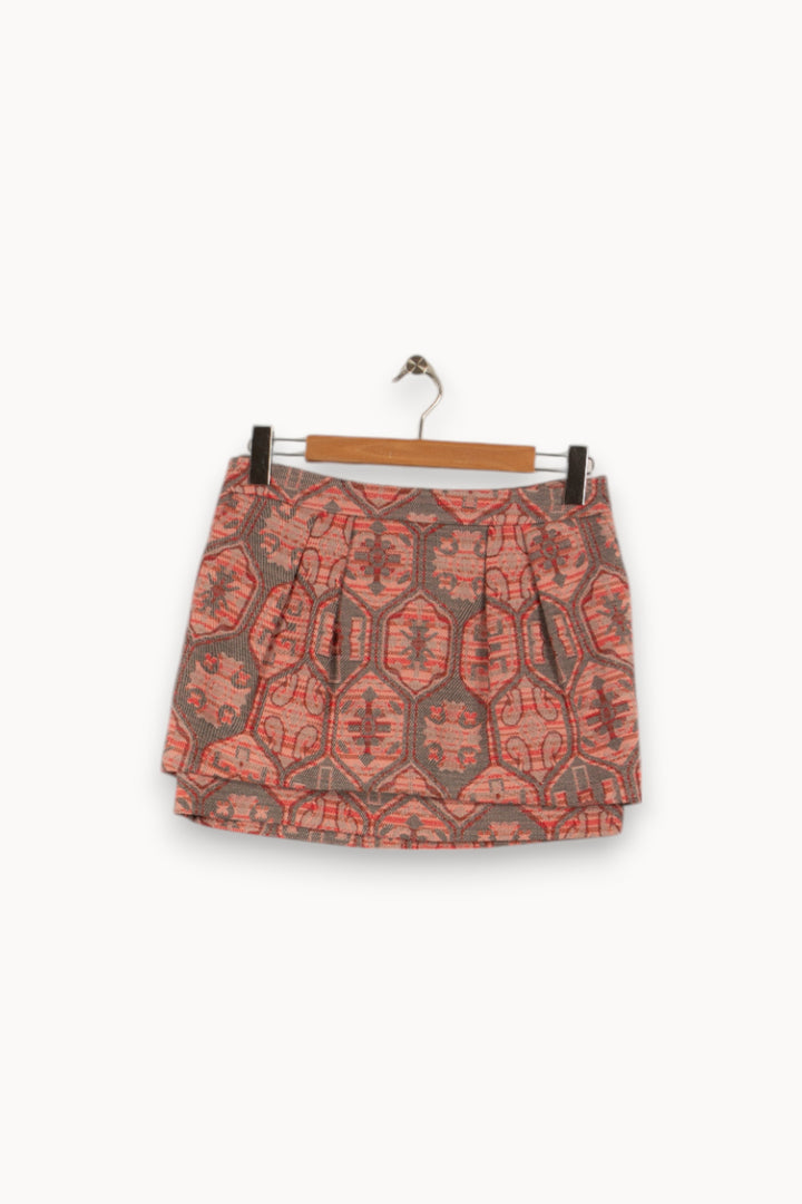 Jupe rose à motifs - Taille M/38 de la marque Maje | PARAD32757 - Vendu par Paradigme - Image 3