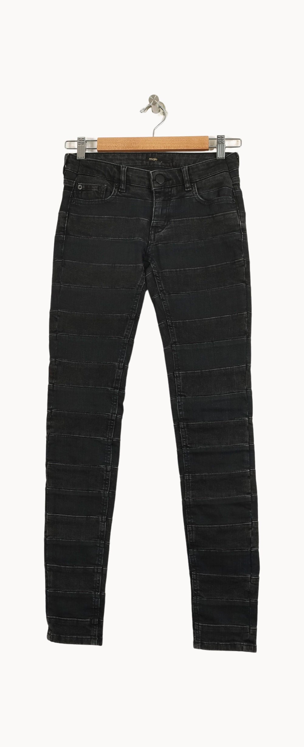 Jean Noir - Taille XS/34 de la marque Maje | PARAD32759 - Vendu par Paradigme - Image 2