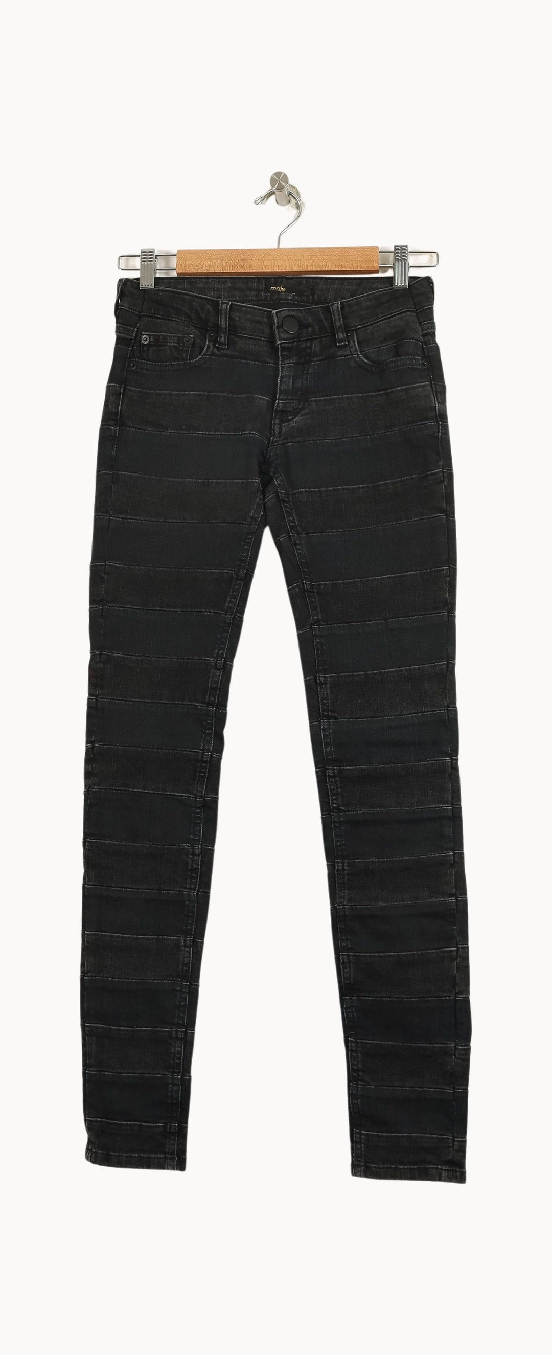 Jean Noir - Taille XS/34 de la marque Maje | PARAD32759 - Vendu par Paradigme - Image 2