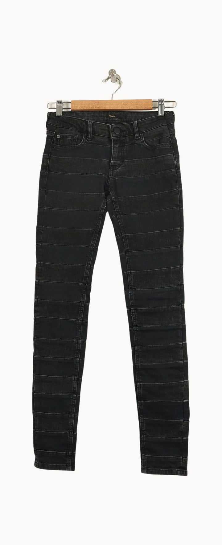 Jean Noir - Taille XS/34 de la marque Maje | PARAD32759 - Vendu par Paradigme - Image 2