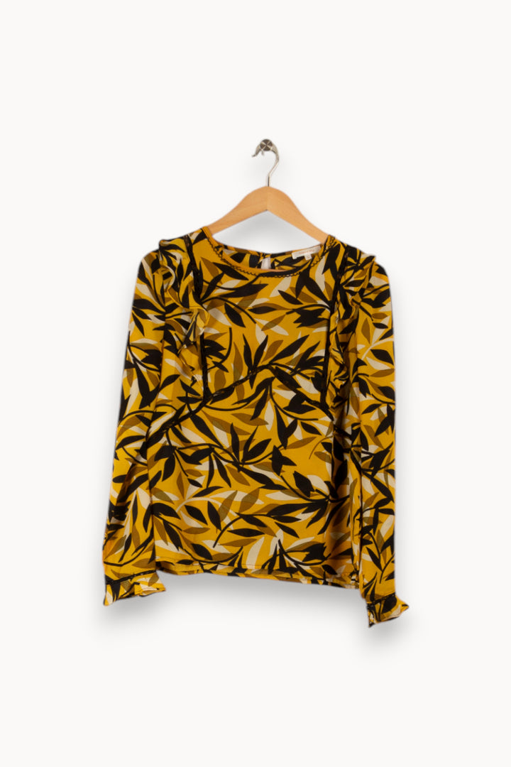 Blouse jaune à motifs - Taille S/36 de la marque Grace & Mila | PARAD32763 - Vendu par Paradigme - Image 3
