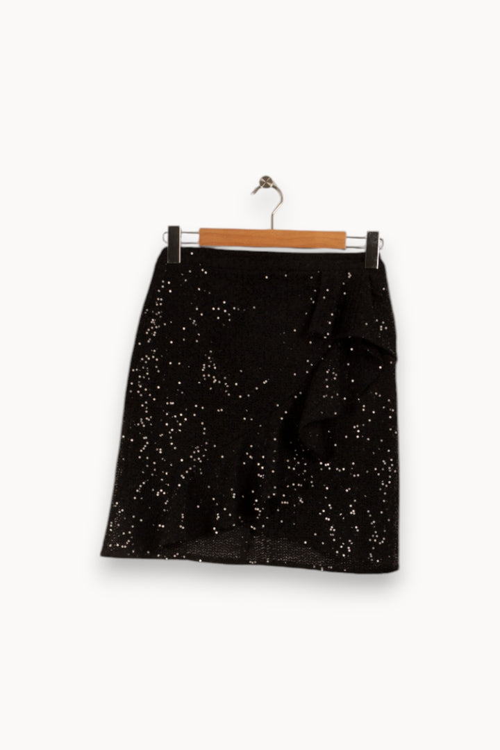 Jupe noire à sequins - Taille S/36 de la marque Suncoo | PARAD32769 - Vendu par Paradigme - Image 3