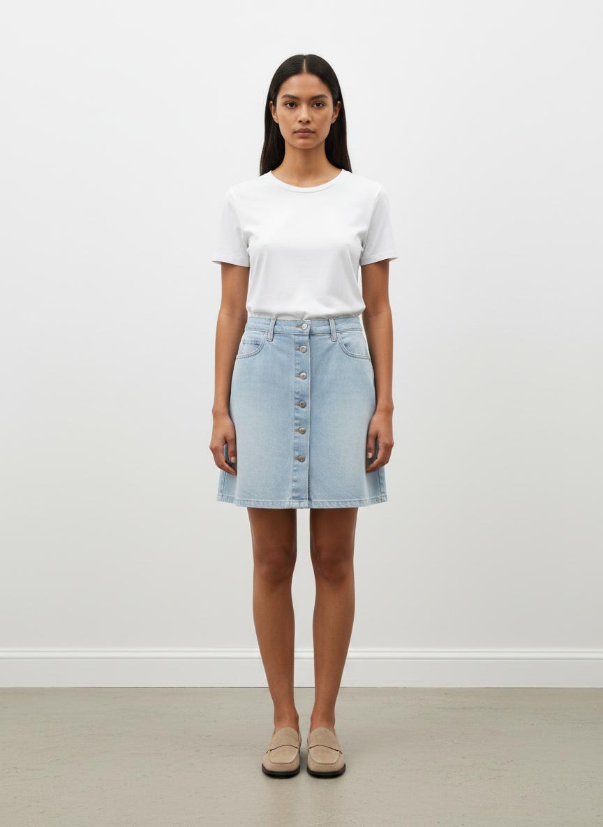 Jupe en jean bleu - Taille XS/34