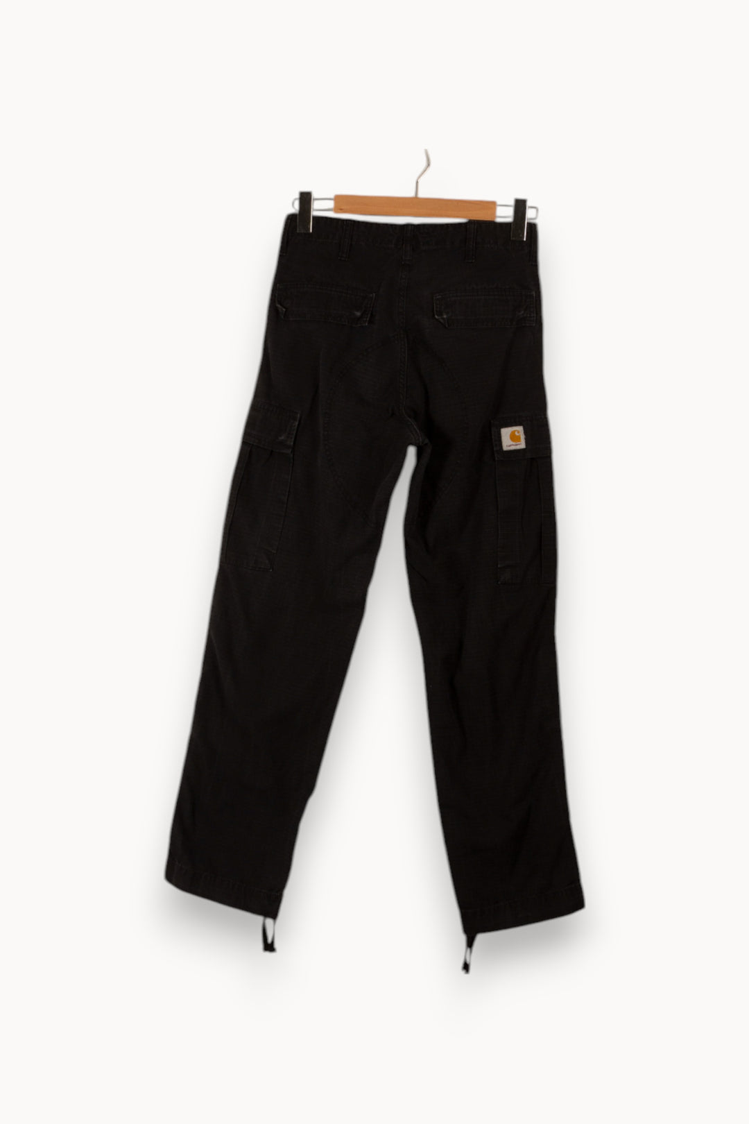 Pantalon Cargo Noir - Taille S/36 de la marque Carhartt | PARAD32827 - Vendu par Paradigme - Image 4