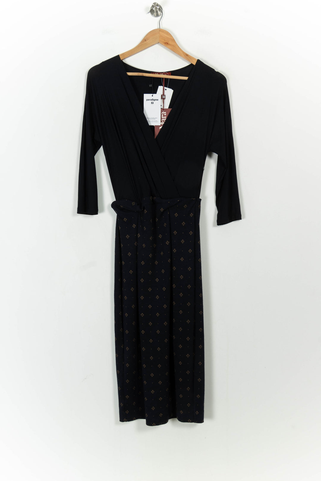 Robe Longue Bleue - Taille M/38 de la marque Max Mara | PARAD32860 - Vendu par Paradigme - Image 2