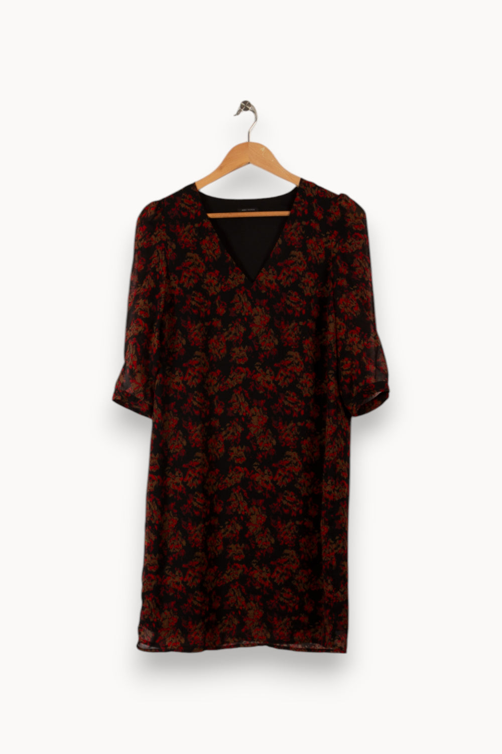 Robe noire et rouge - Taille XS/34 de la marque IKKS | PARAD32912 - Vendu par Paradigme - Image 1