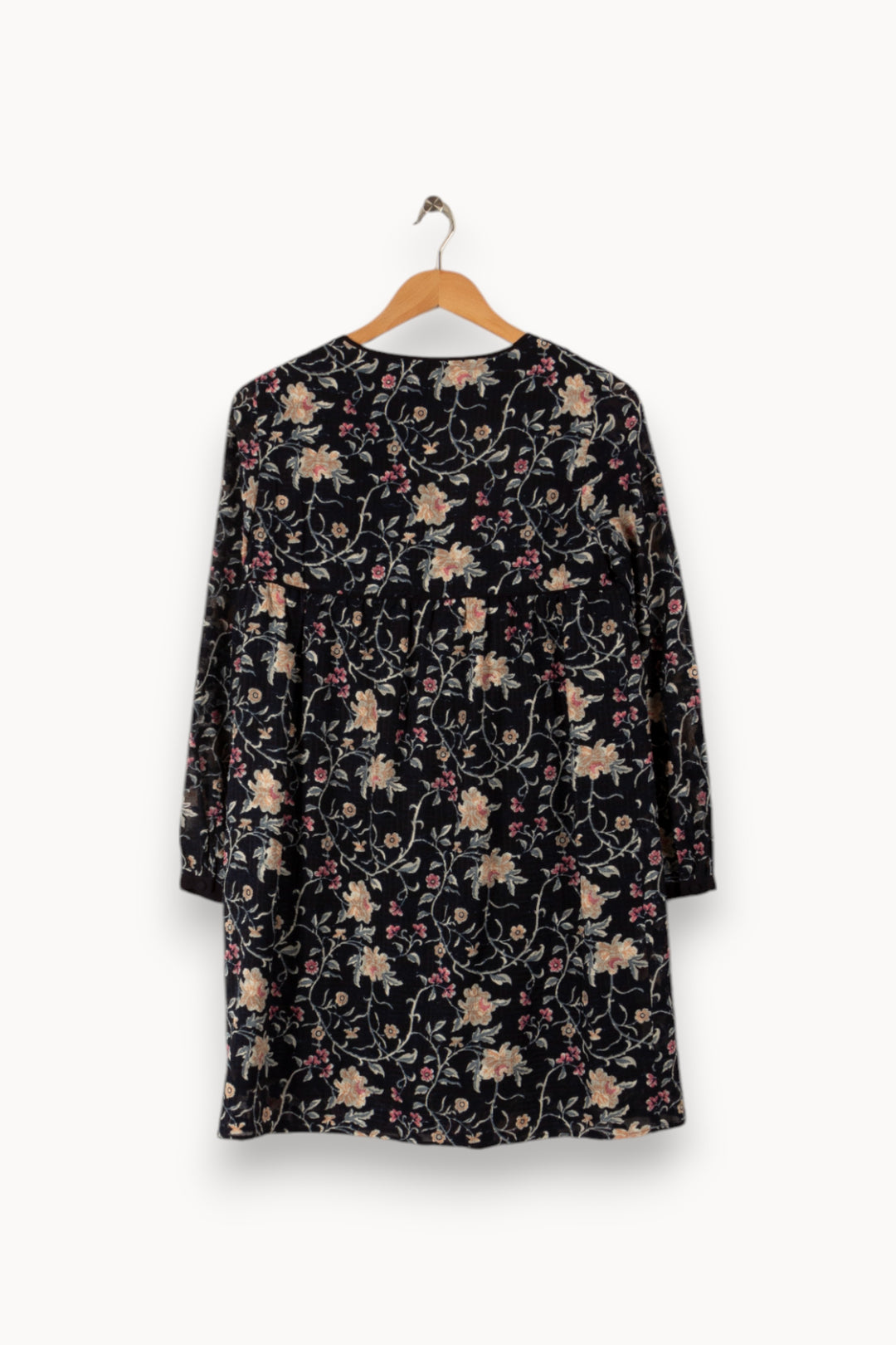 Robe bleue à motifs - Taille M/38 de la marque Sézane | PARAD32951 - Vendu par Paradigme - Image 3