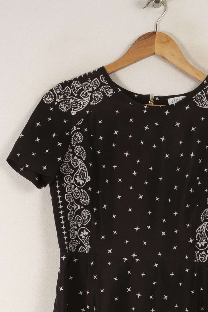 Robe noire - Taille S/36 de la marque Claudie Pierlot | PARAD32955 - Vendu par Paradigme - Image 2