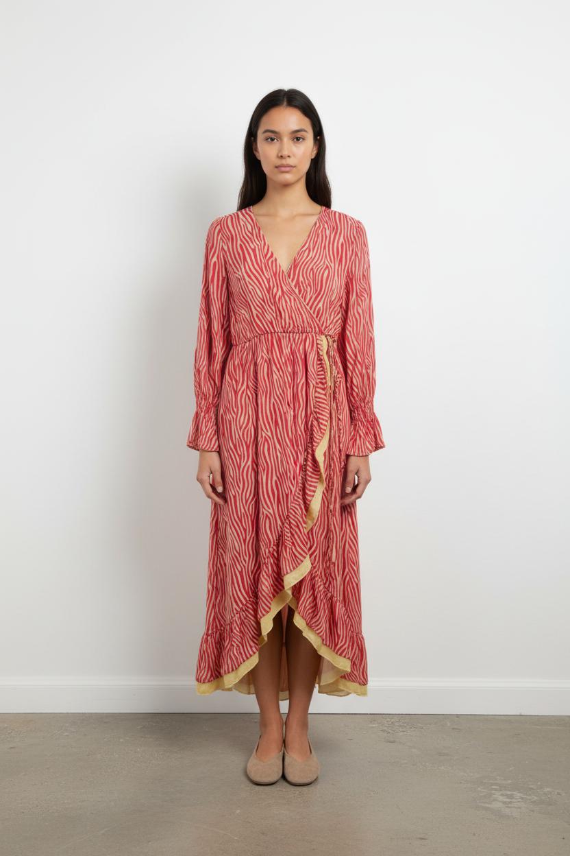 Robe longue rose - Taille XS/34