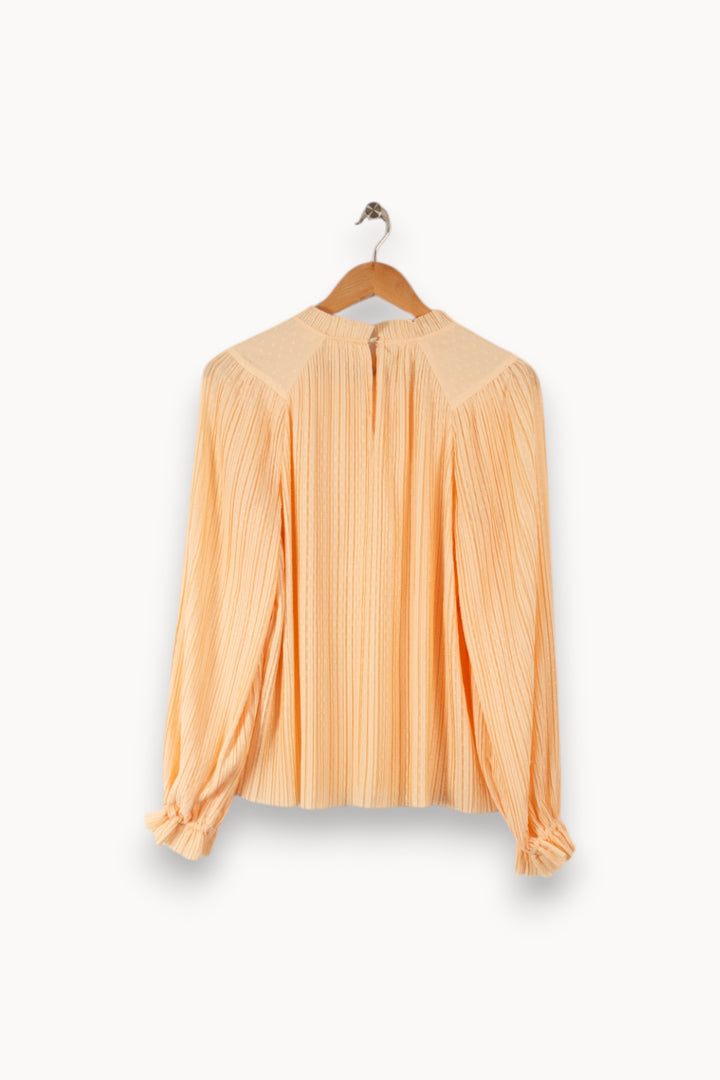Blouse rose/orange - Taille L/40 de la marque Sézane | PARAD32998 - Vendu par Paradigme - Image 3