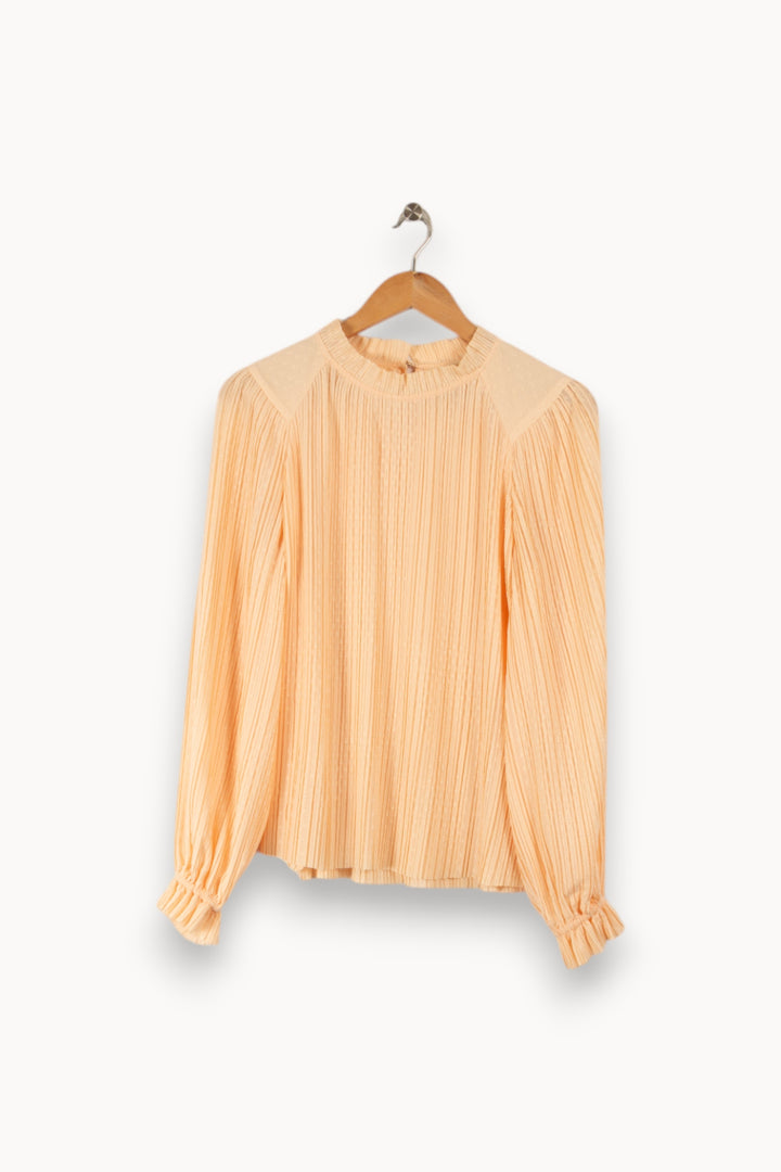 Blouse rose/orange - Taille L/40 de la marque Sézane | PARAD32998 - Vendu par Paradigme - Image 1