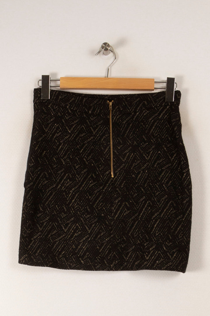 Jupe Portefeuille Noire - Taille S/36 de la marque Bérénice | PARAD33011 - Vendu par Paradigme - Image 4