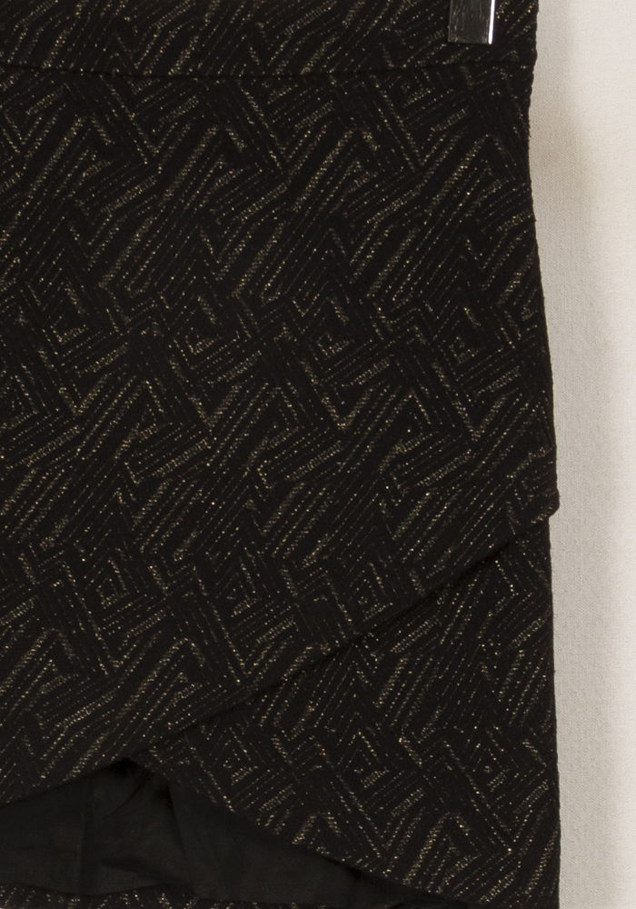 Jupe Portefeuille Noire - Taille S/36 de la marque Bérénice | PARAD33011 - Vendu par Paradigme - Image 3