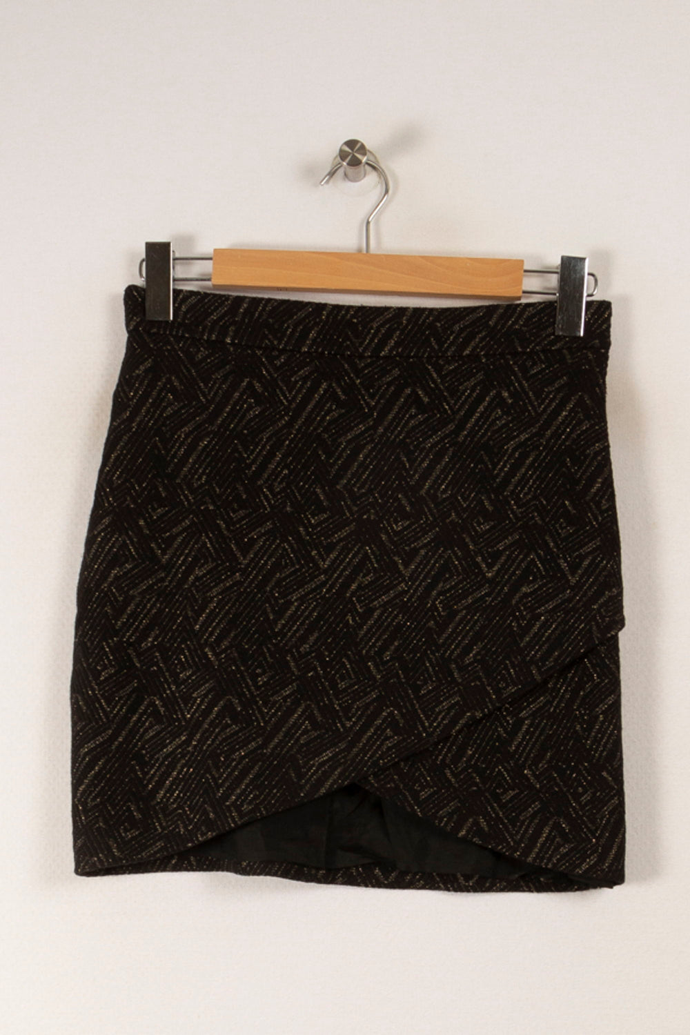 Jupe Portefeuille Noire - Taille S/36 de la marque Bérénice | PARAD33011 - Vendu par Paradigme - Image 2