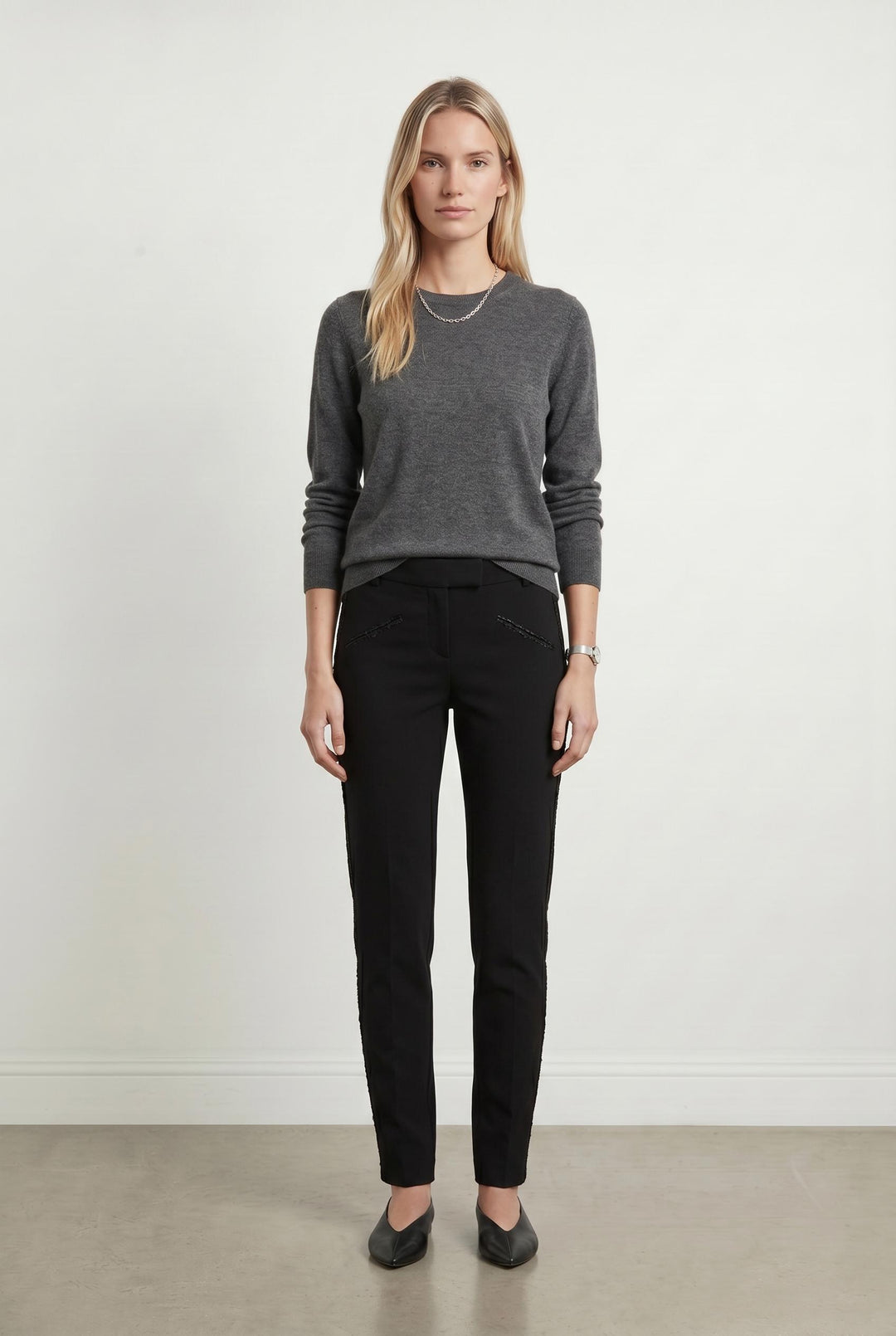 Pantalon Noir - Taille S/36 de la marque Maje | PARAD33014 - Vendu par Paradigme - Image 1