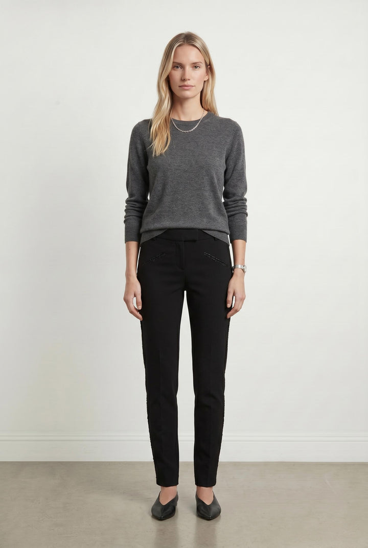 Pantalon Noir - Taille S/36 de la marque Maje | PARAD33014 - Vendu par Paradigme - Image 1
