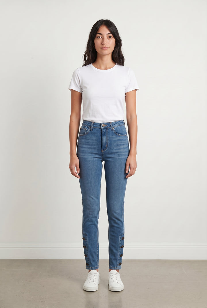 Jean Skinny Bleu - Taille S/36 de la marque Sandro | PARAD33016 - Vendu par Paradigme - Image 1
