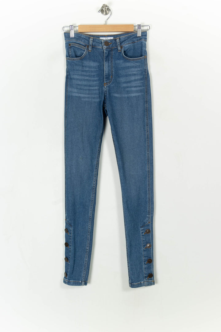 Jean Skinny Bleu - Taille S/36 de la marque Sandro | PARAD33016 - Vendu par Paradigme - Image 2