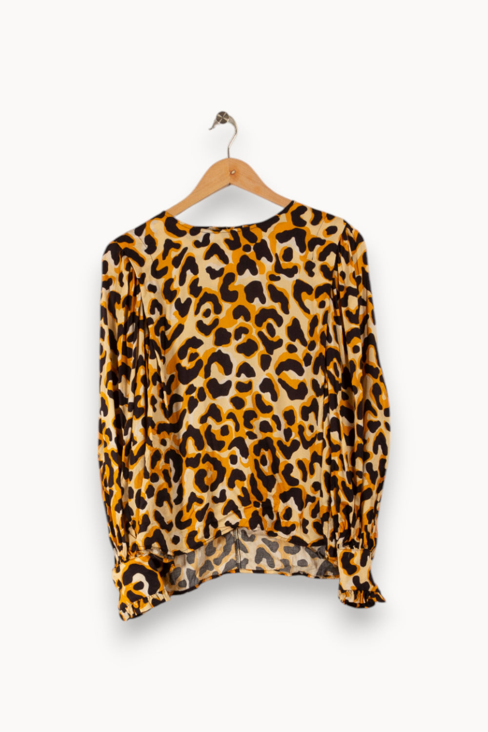 Blouse jaune léopard - Taille XS/34 de la marque Imprevu | PARAD33023 - Vendu par Paradigme - Image 1